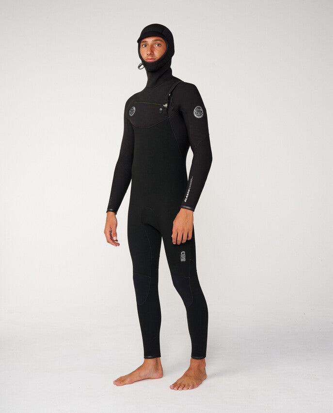 Elasto 5/4 Chest zip Hooded Wetsuit