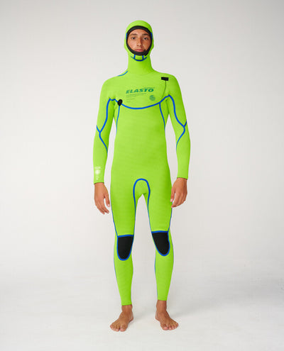 Elasto 5/4 Chest zip Hooded Wetsuit