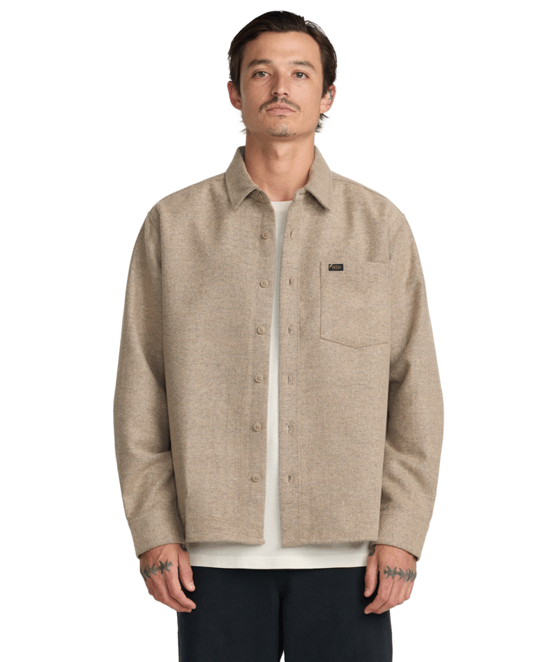 Dayshift Solid Long Sleeve Overhemd