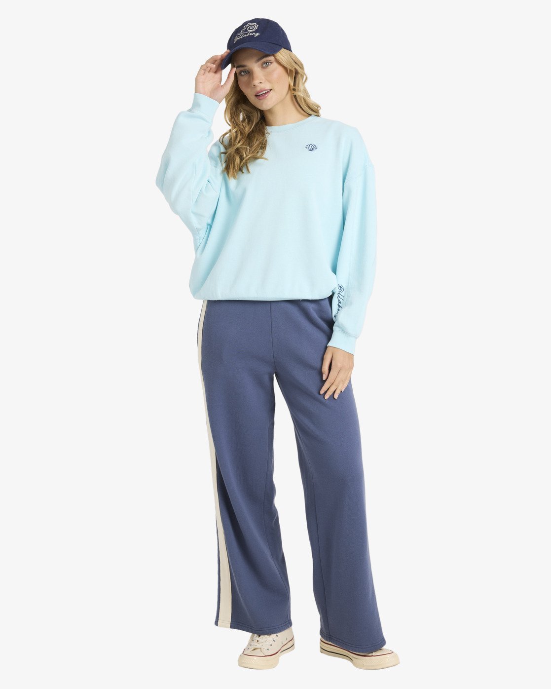 Sanibel Kendal Crew Neck Fleece Top For Women
