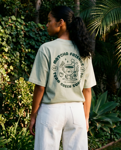 Matcha Friends Korte Mouwen T-Shirt