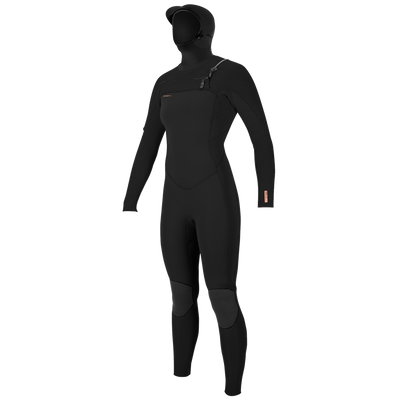 Hyperfreak 5/4+ Chest Zip Hooded Dames Wetsuit
