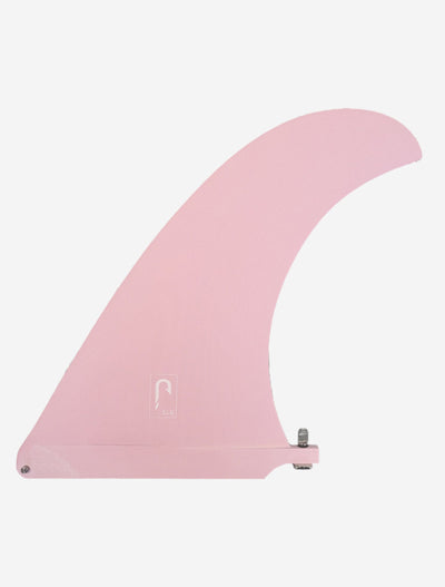 9.75 longboard single fin - Pink tint fiberglass
