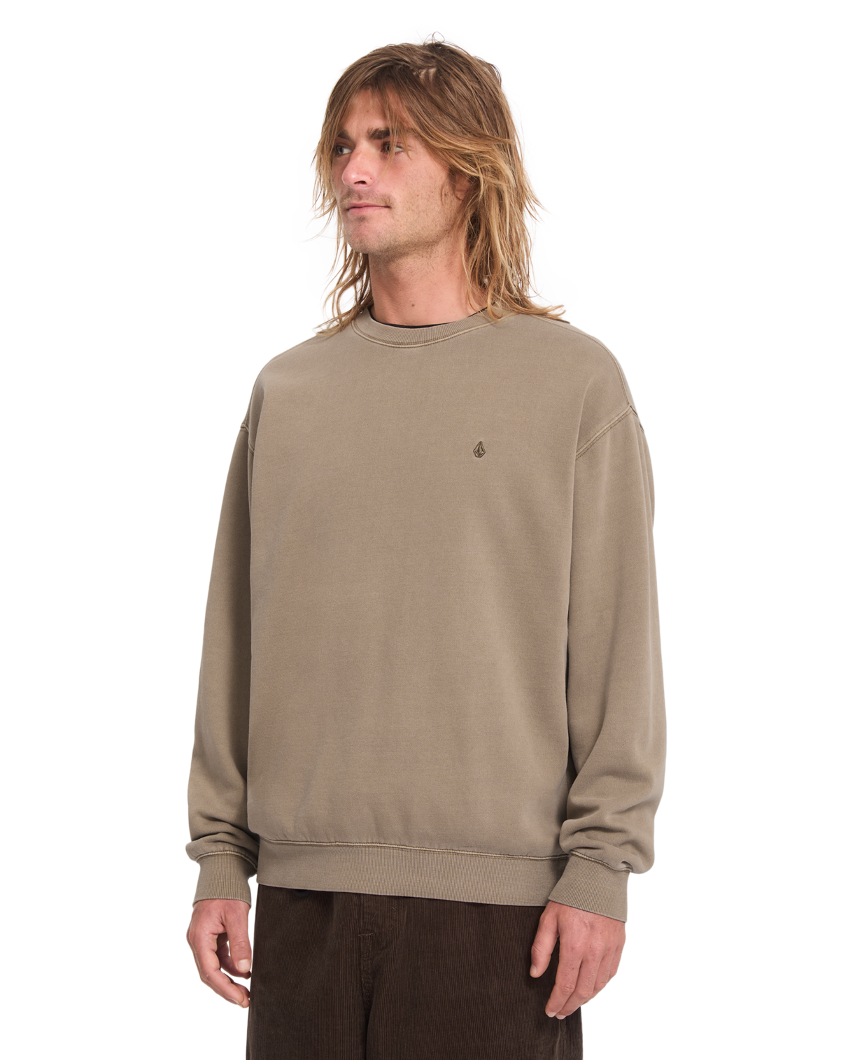 Single Stone Crew Fleece Trui