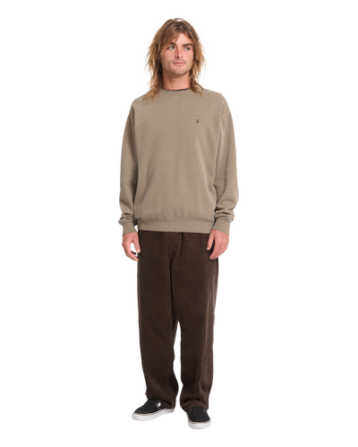 Single Stone Crew Fleece Trui