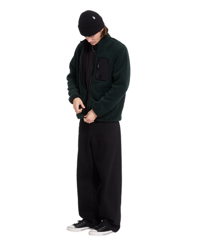 Muzzer Fuzzar Zip Fleece Trui
