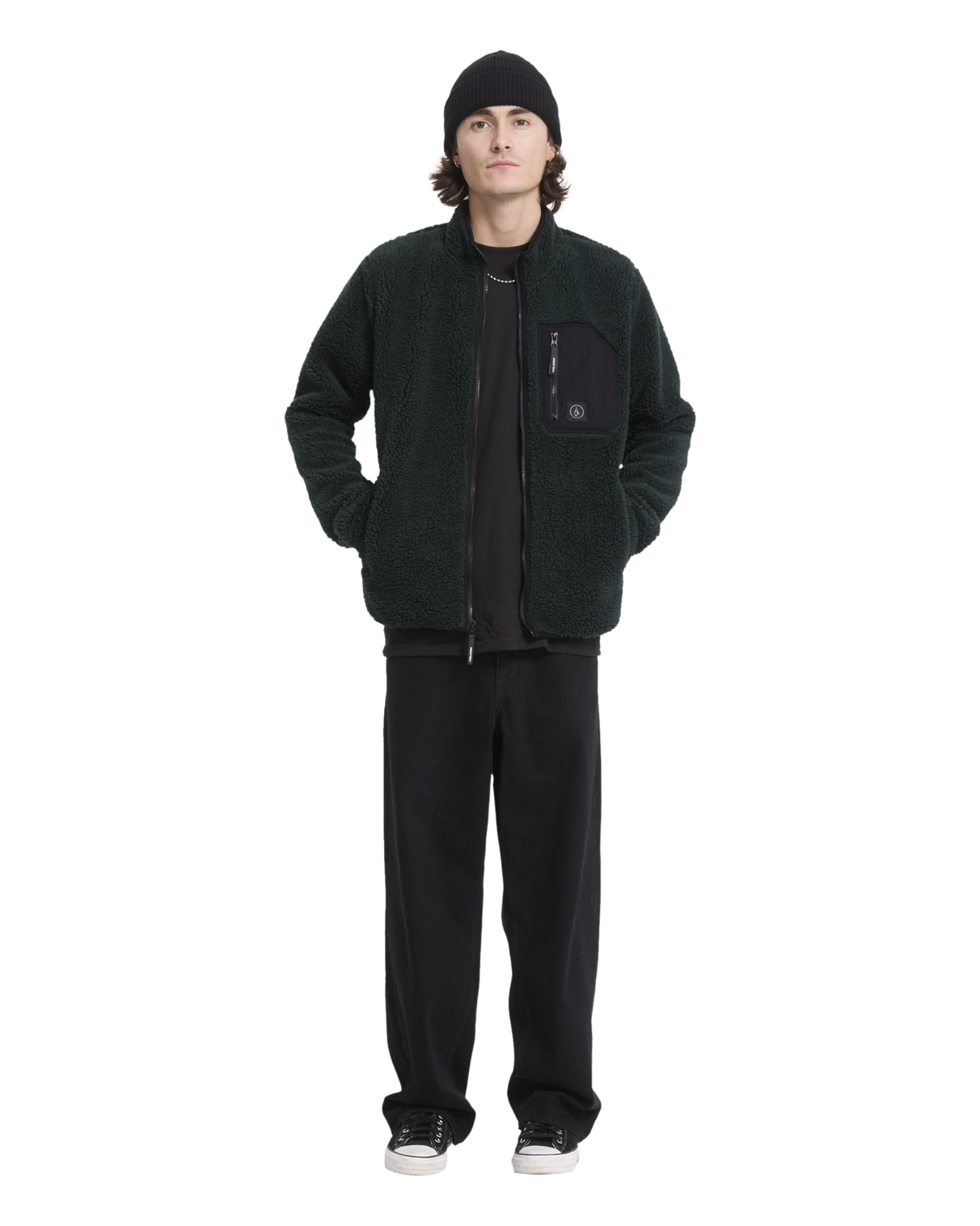 Muzzer Fuzzar Zip Fleece Trui