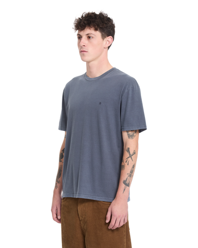Solid Stone Korte Mouwen T-shirt