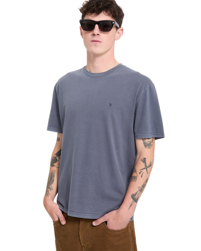 Solid Stone Korte Mouwen T-shirt