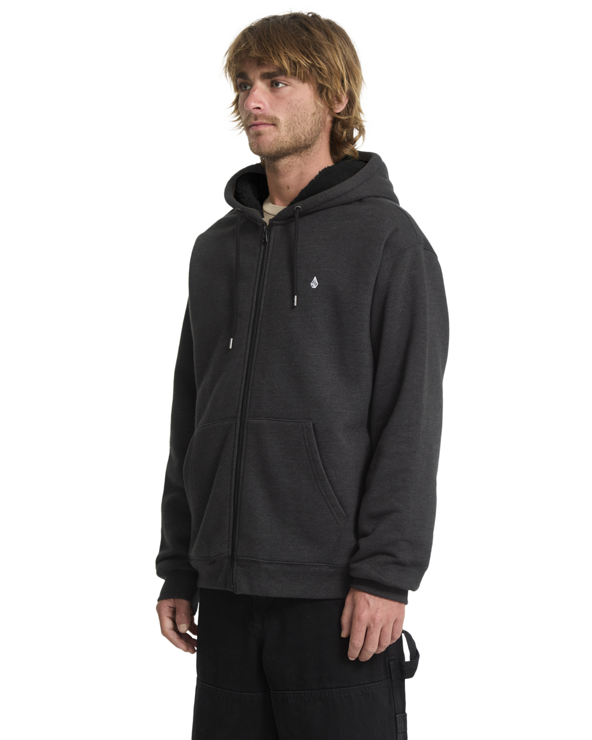 Single Stone Lined Zip Fleece Trui