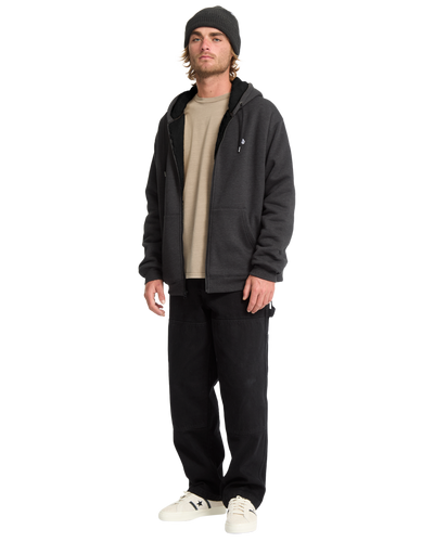 Single Stone Lined Zip Fleece Trui
