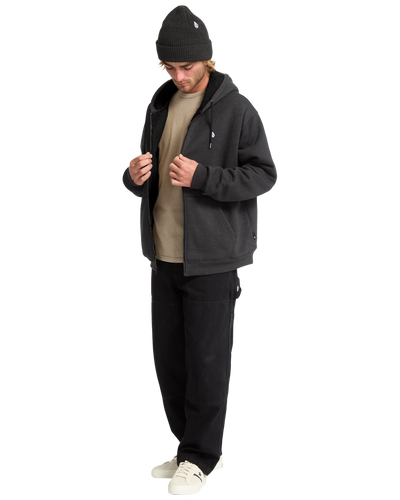 Single Stone Lined Zip Fleece Trui