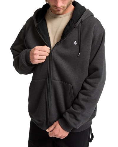 Single Stone Lined Zip Fleece Trui
