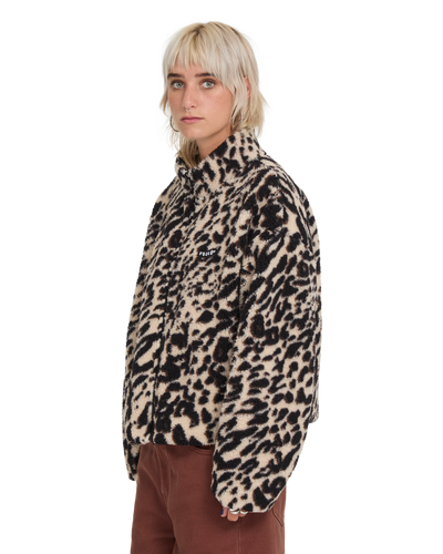 Wylding Out Sherpa Zip Fleece Trui