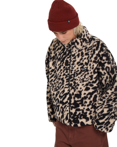 Wylding Out Sherpa Zip Fleece Trui