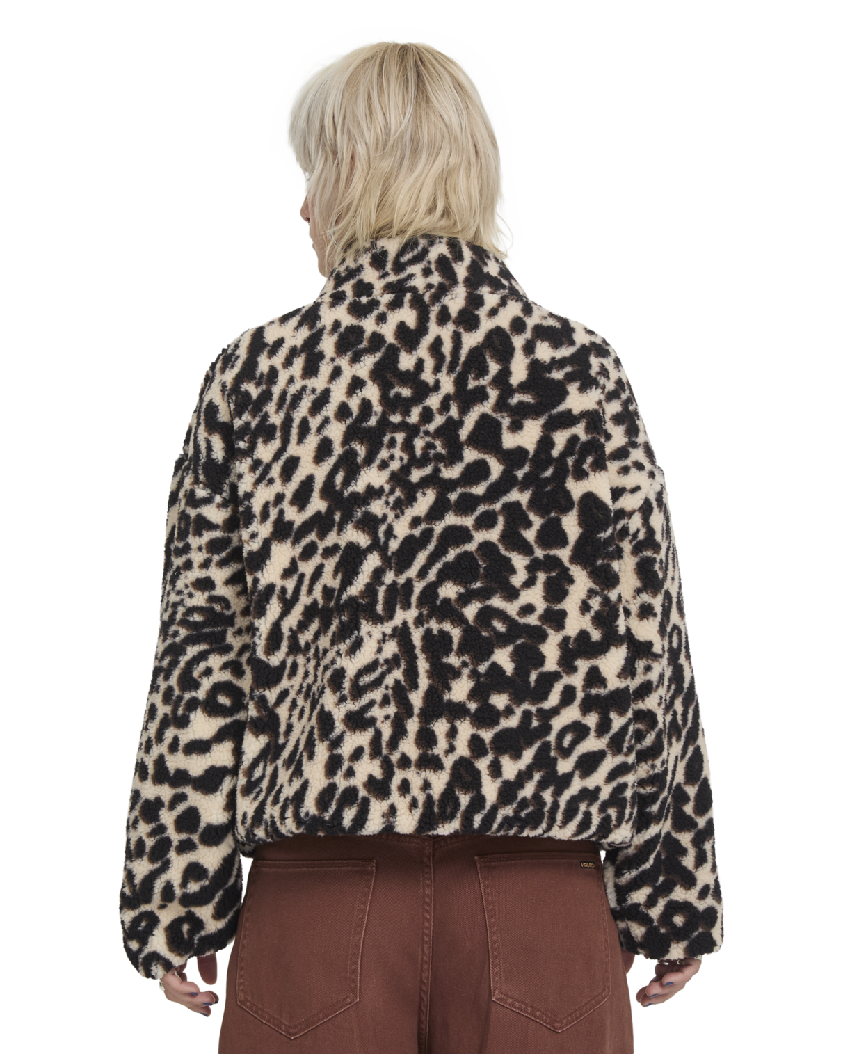 Wylding Out Sherpa Zip Fleece Trui