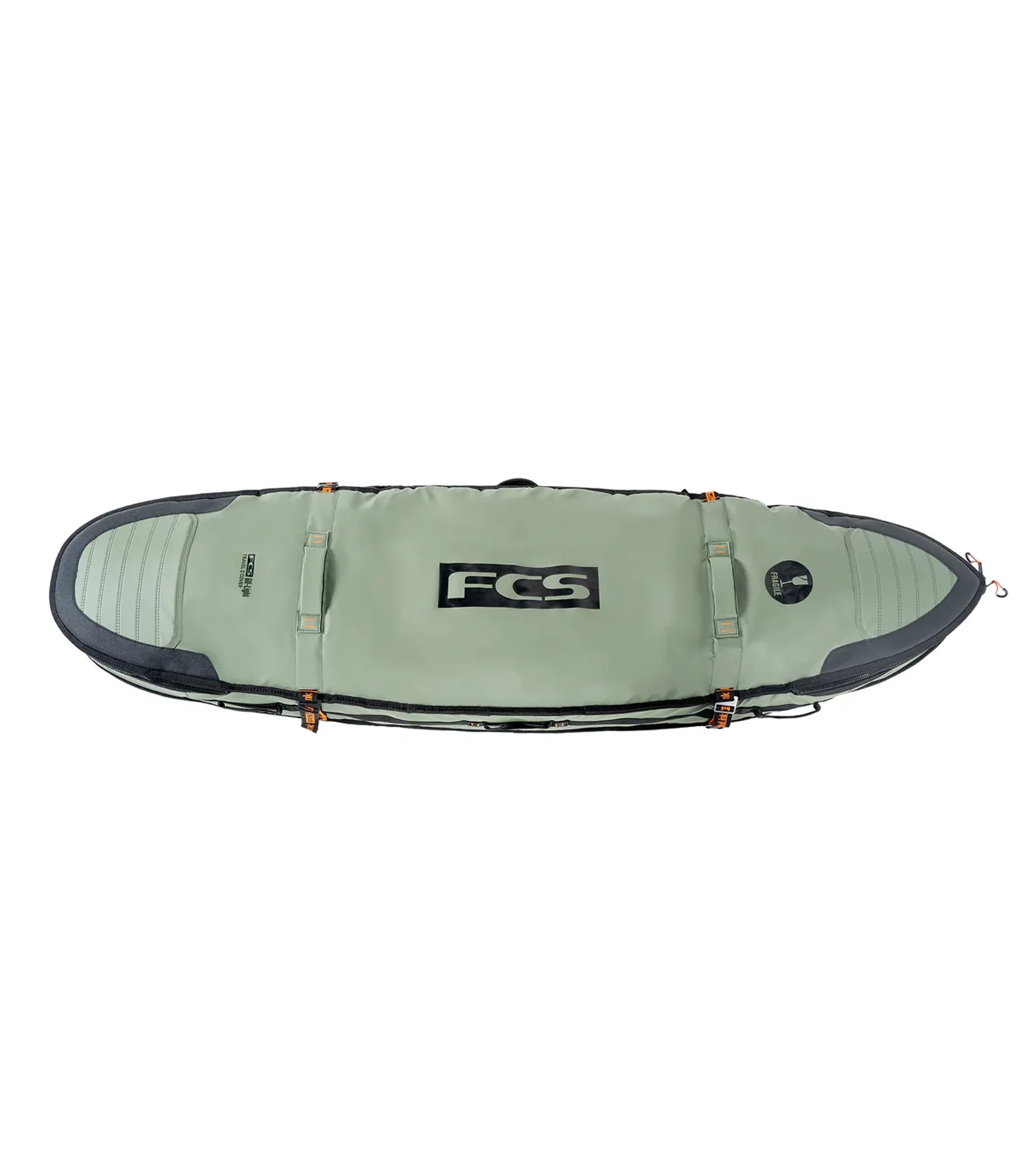 FCS Travel 2 Shortboard / Fish Board Bag GO-Light