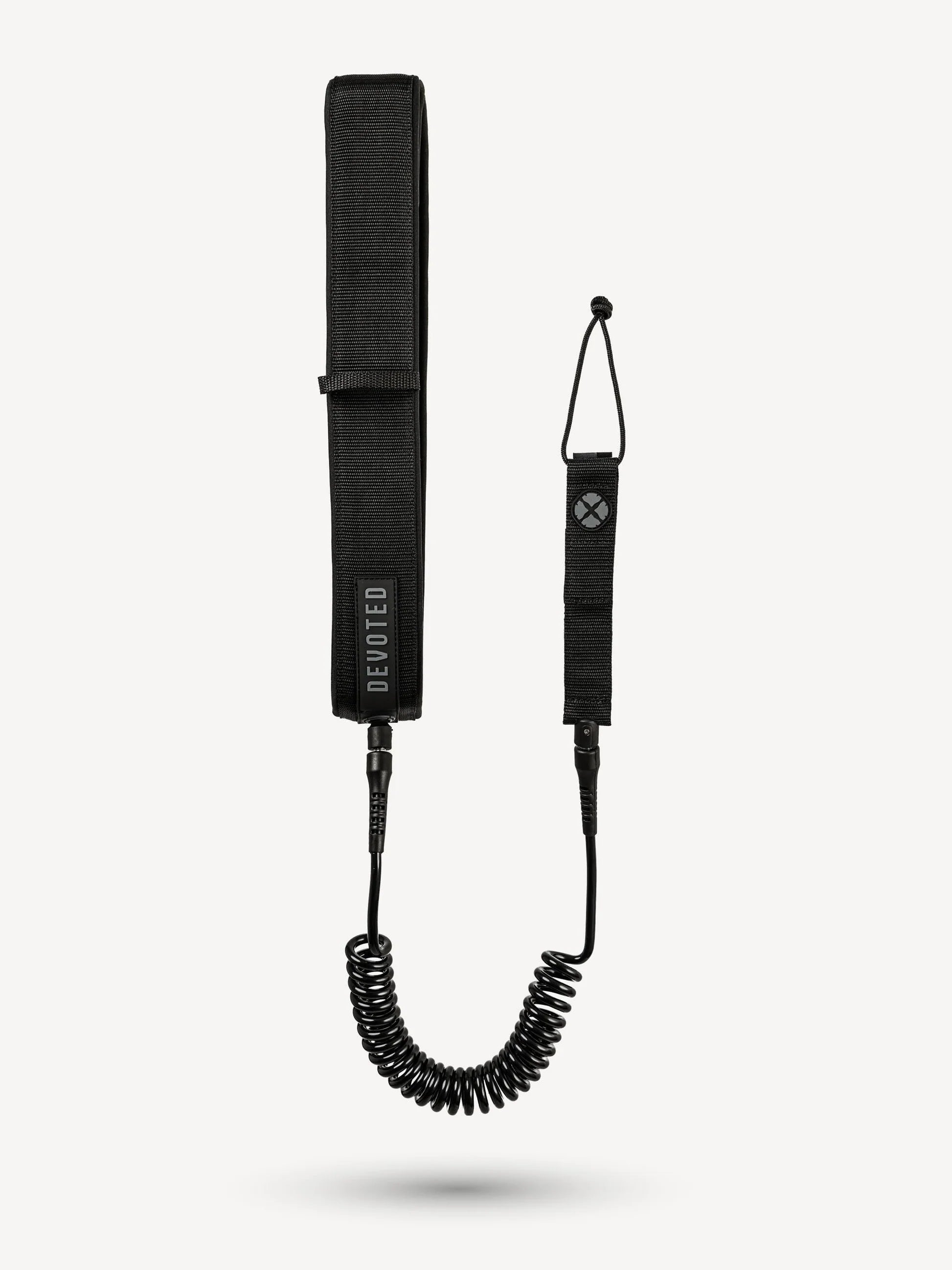 Devoted Core series bodyboard pro bicep coiled leash