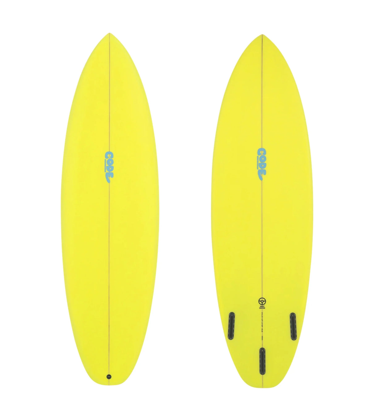 Code Daily Driver EPS - Futures - 3 Fin - Lemon Yellow