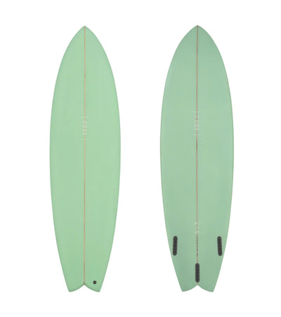 Code Best Fish Forever PU - Futures - 3 Fin - Sage Green
