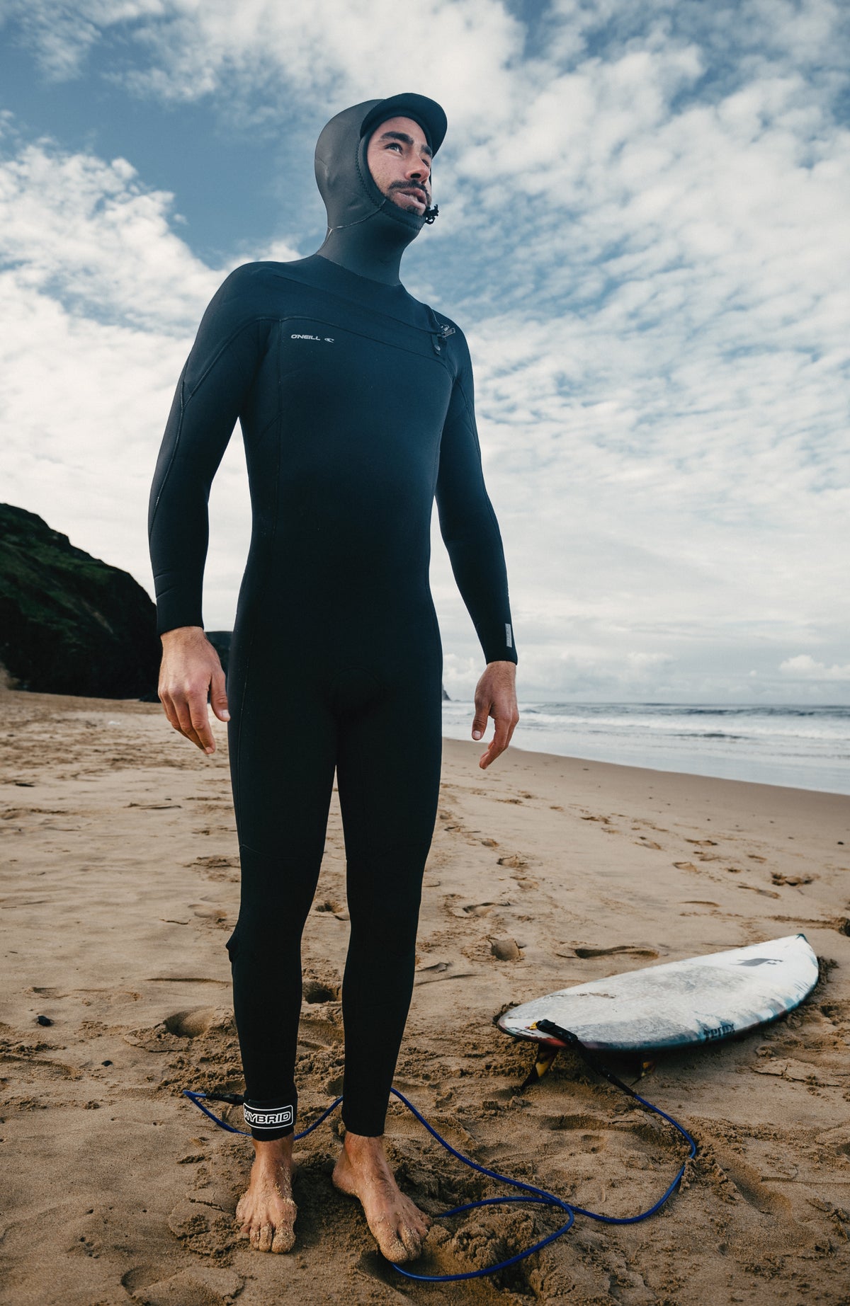 Epic 6/4mm Chest Zip Hooded Heren Wetsuit