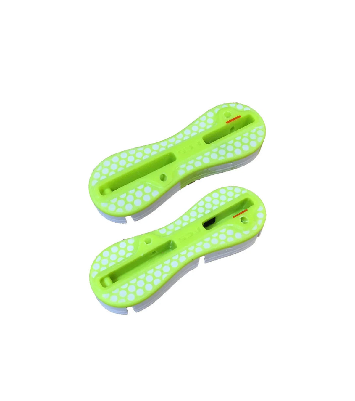 FCS II Side Fin Plug Set - Acid Yellow