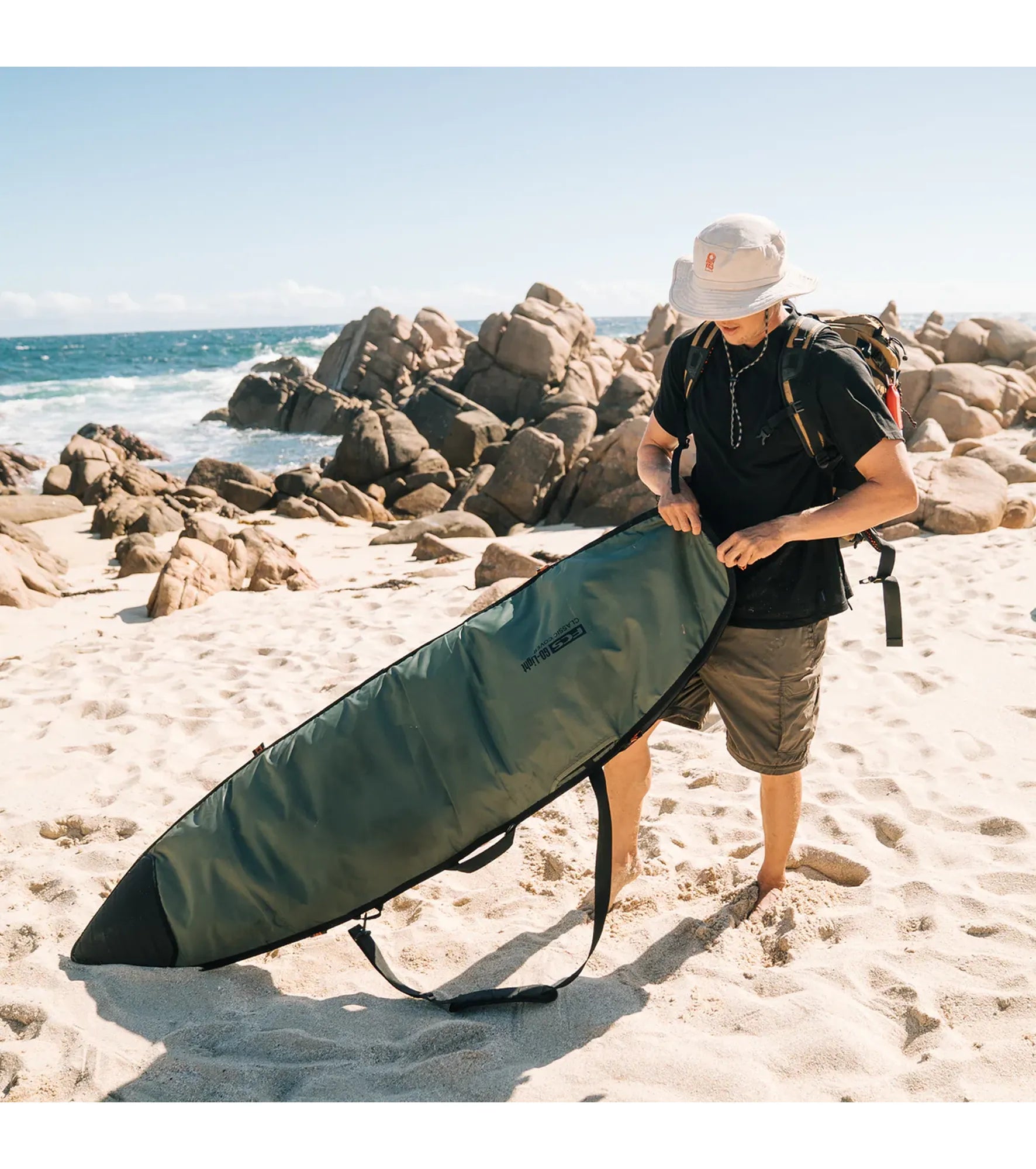 FCS Classic Cover Mid-Length Board Bag GO-Light