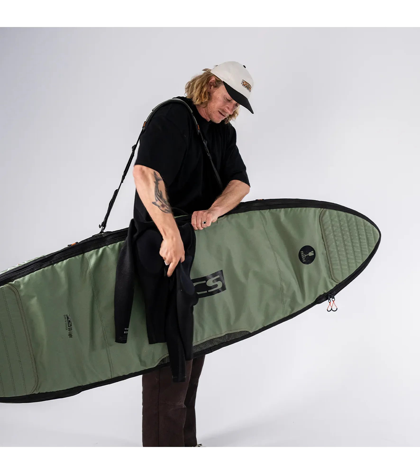 FCS Day-X Mid-Length Board Bag GO-Light