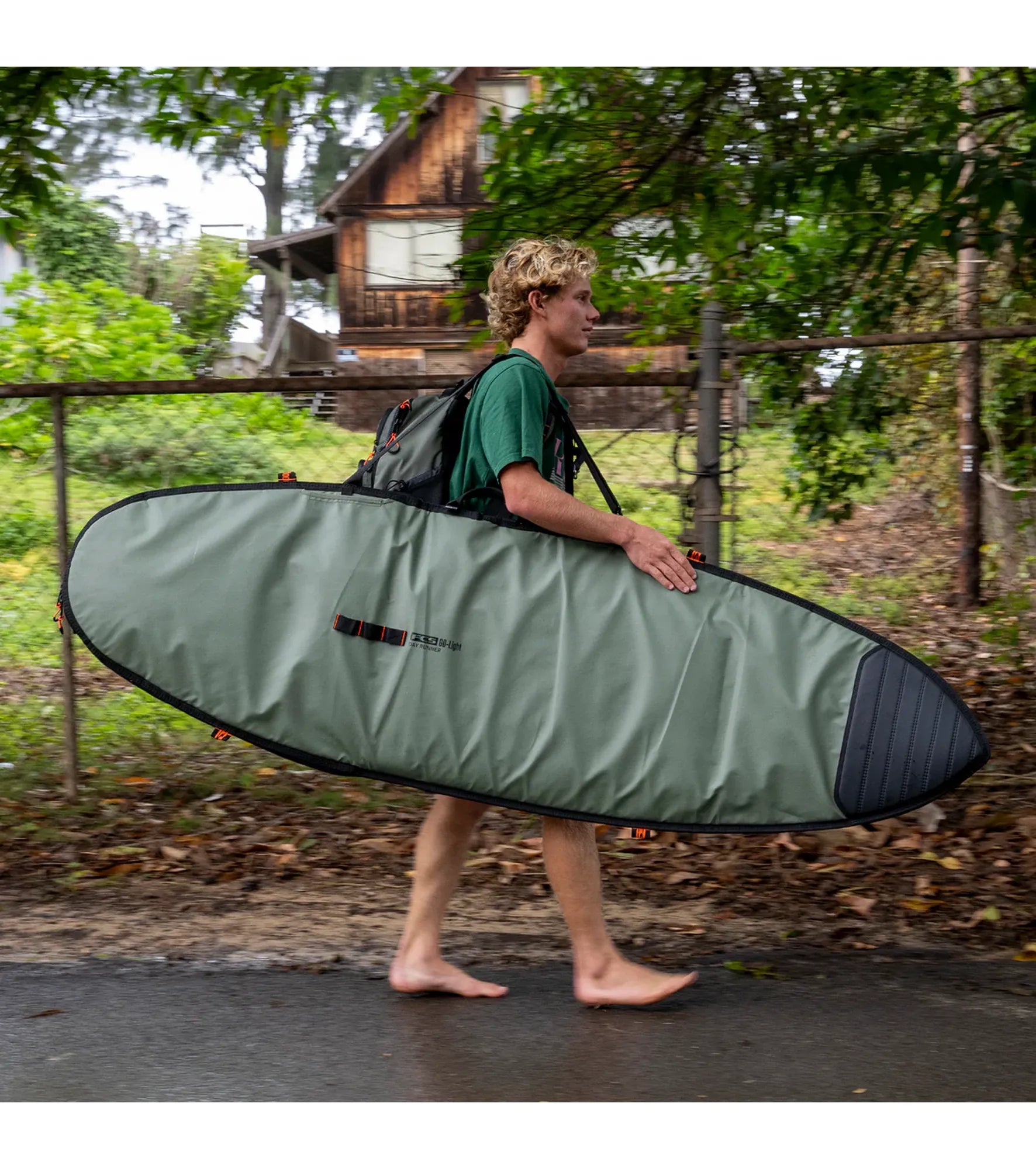 FCS Day Runner Longboard Board Bag GO-Light