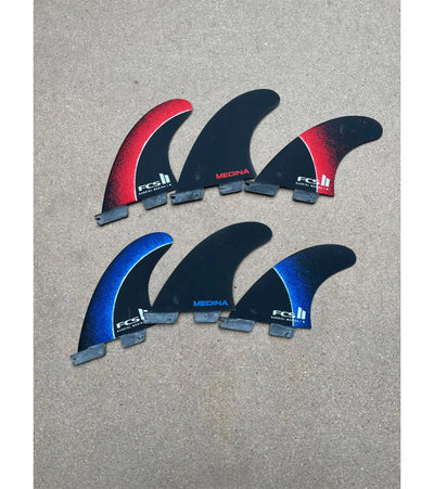 FCS II Gabriel Medina Performance Core Thruster Fins - Blue