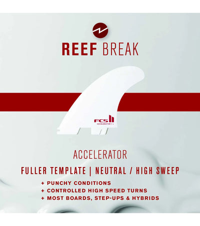 FCS II Reactor Performance Core Thruster Fins - White Edition