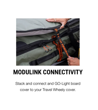 FCS Travel 2 Shortboard / Fish Board Bag GO-Light