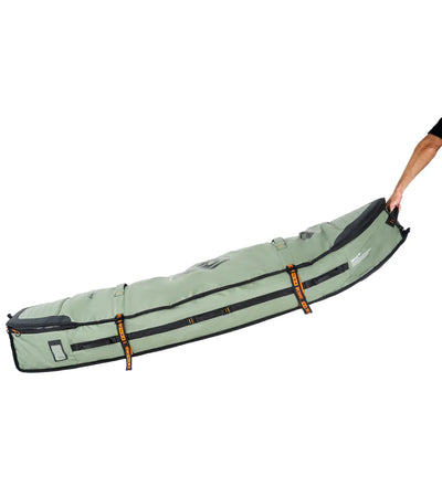 FCS Travel 3 Wheelie Shortboard / Fish Board Bag GO-Light