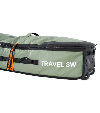FCS Travel 3 Wheelie Shortboard / Fish Board Bag GO-Light