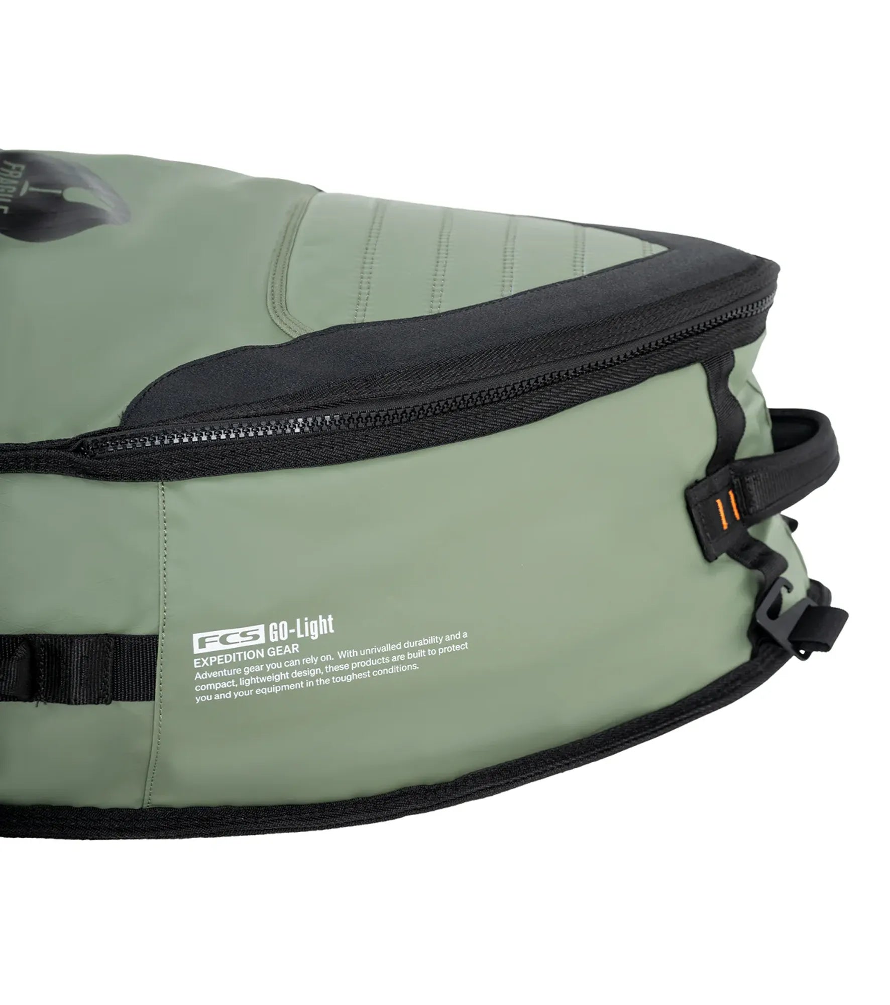 FCS Travel 3 Wheelie Shortboard / Fish Board Bag GO-Light