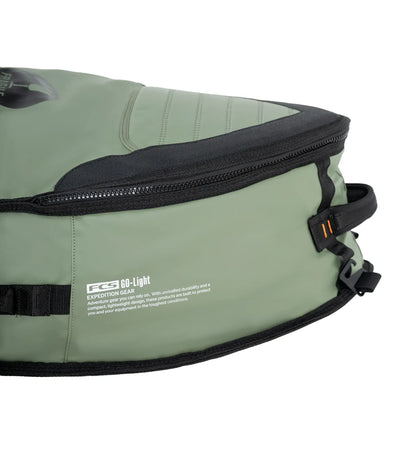 FCS Travel 3 Wheelie Shortboard / Fish Board Bag GO-Light