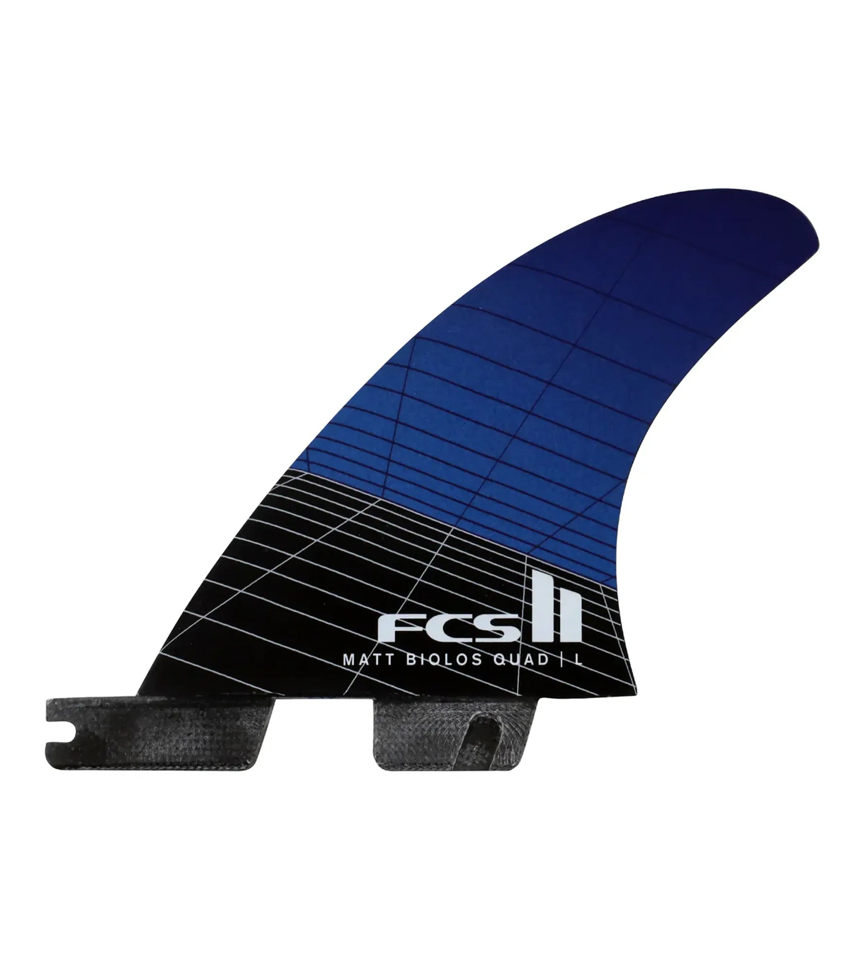 FCS II Matt Biolos Carver PC Carbon Quad Rear Fins