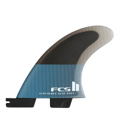 FCS II Performer Performance Core Quad Rear Fins - Tranquil Blue