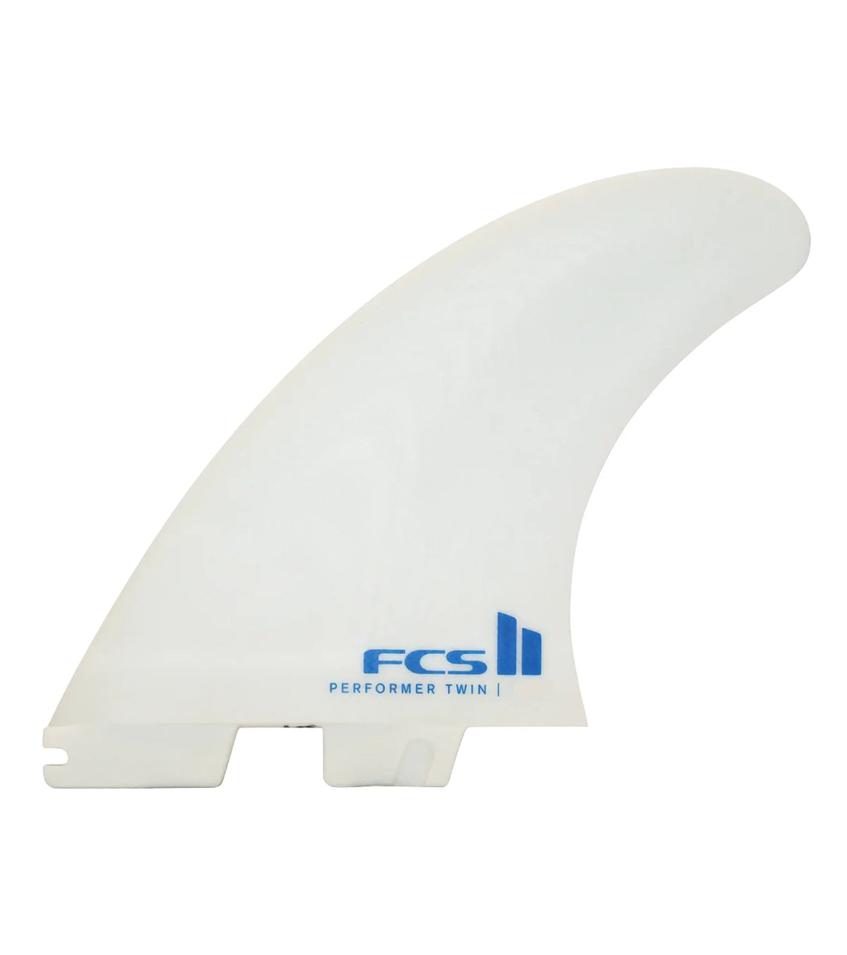 FCS II Performer Twin + 1 Performance Glass Fins - White