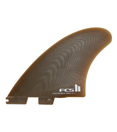 FCS II Performer Keel Performance Glass Twin Fins - Cacao