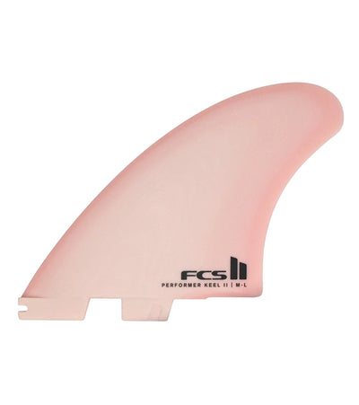 FCS II Performer Keel Performance Glass Twin Fins - Blush