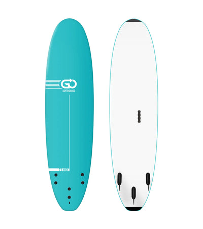 GO Softboards - Wood Sandwich Tech - 3 Fin