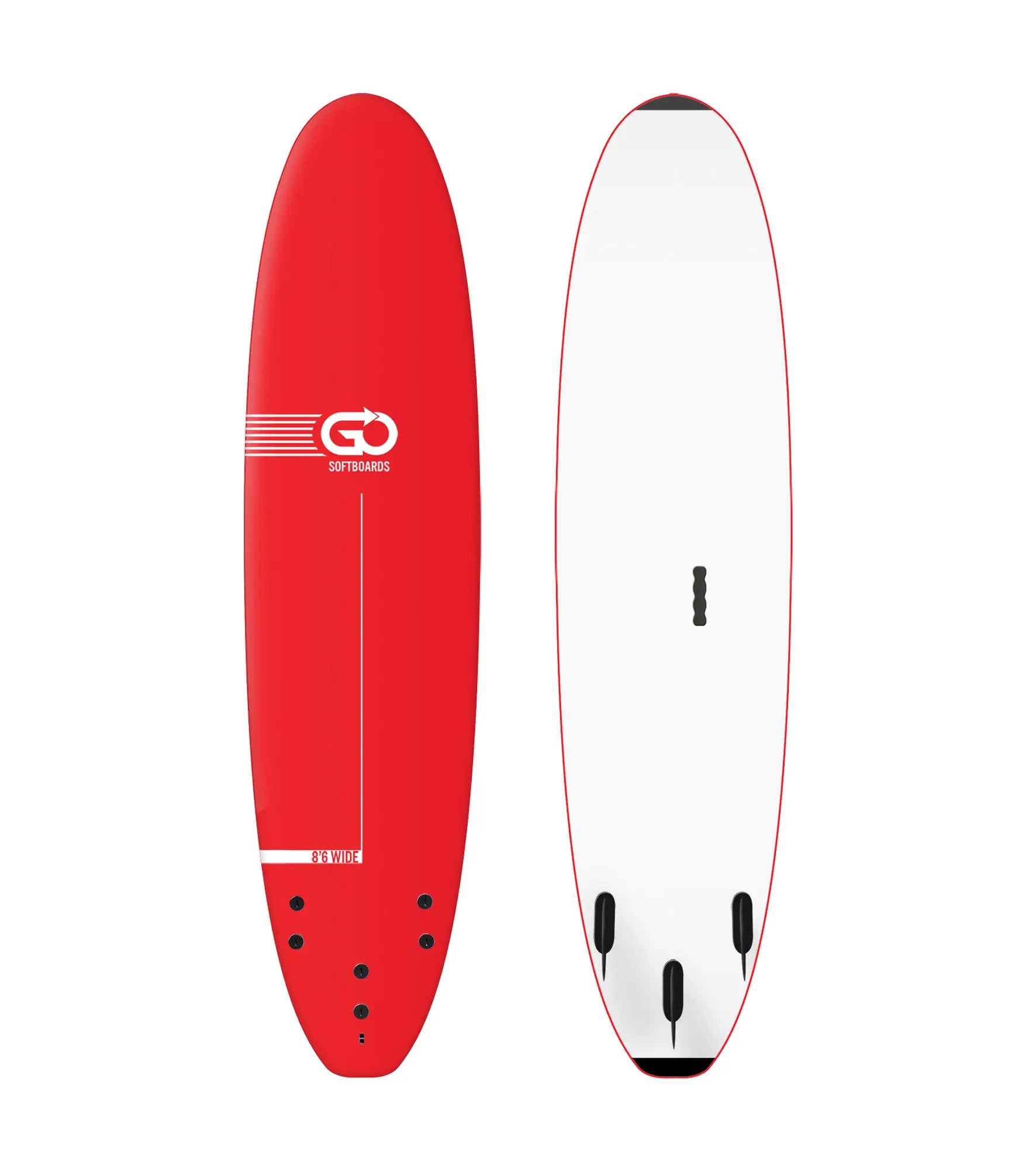 GO Softboards - Wood Sandwich Tech - 3 Fin
