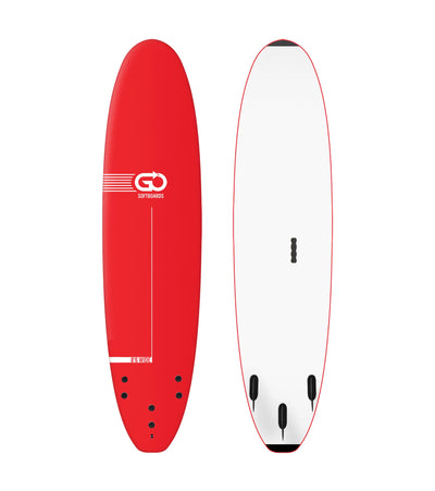 GO Softboards - Wood Sandwich Tech - 3 Fin
