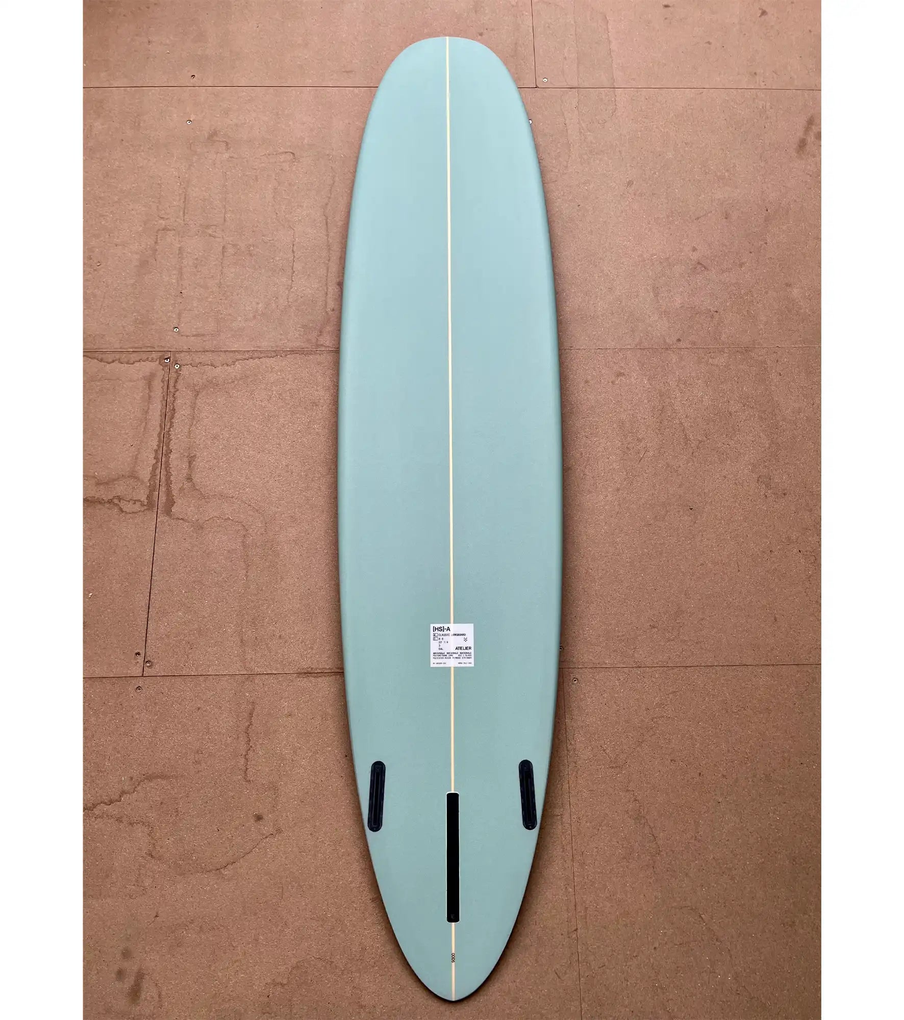 HS Atelier Classic Longboard PU - Futures - 2 + 1 Fin