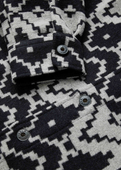 Stony Wool Jacquarded
