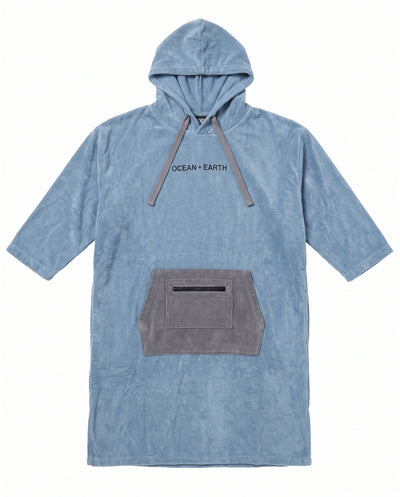 Mens Surf Essential L/S Hooded Poncho