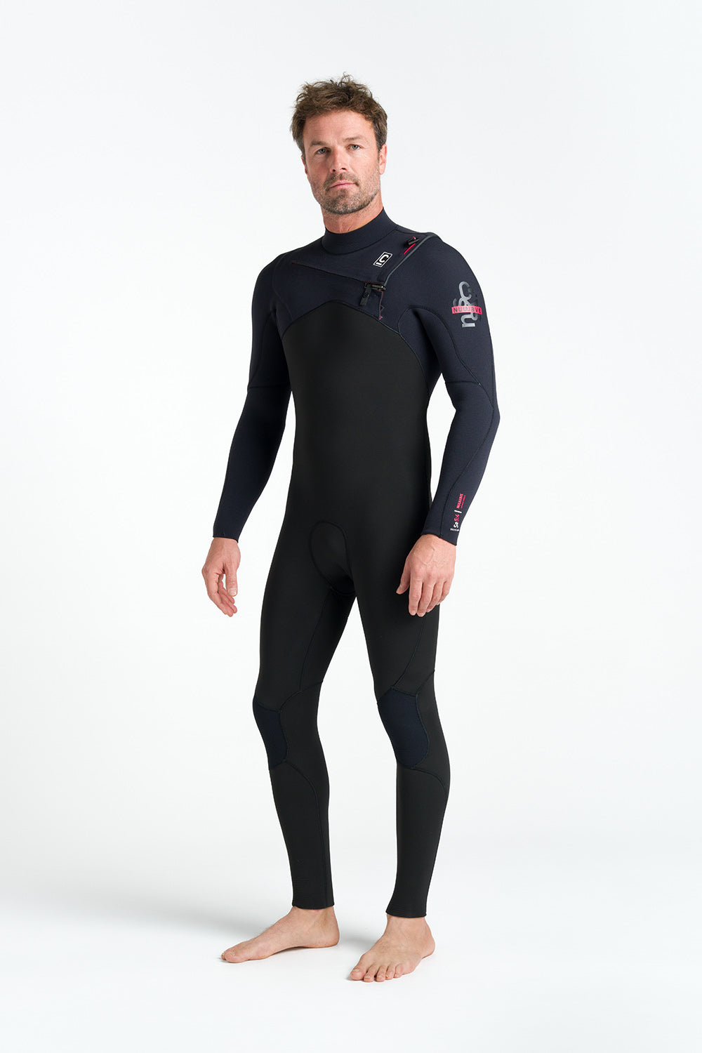 NuWave Session 5:4:3 Heren GBS Chest Zip Steamer