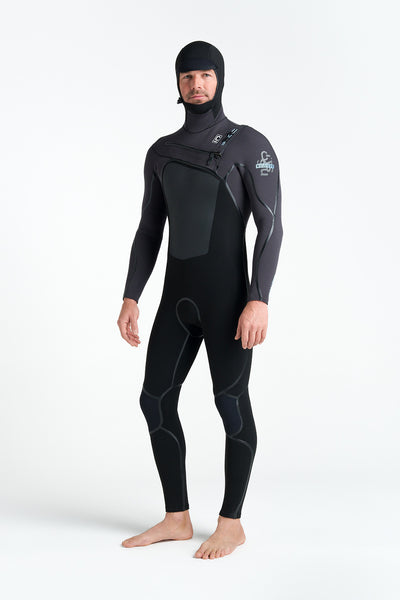 NuWave Wired 5:4 Heren Chest Zip LQS Hooded Steamer