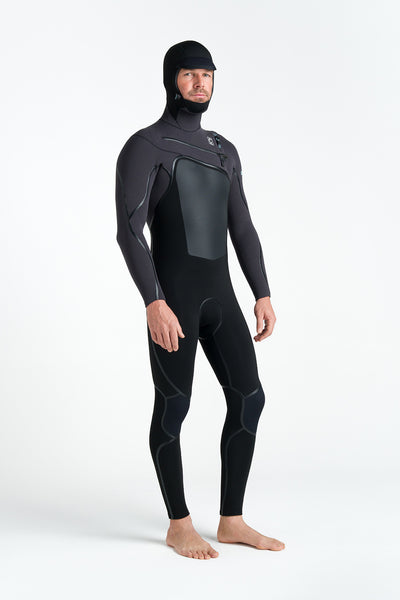 NuWave Wired 5:4 Heren Chest Zip LQS Hooded Steamer